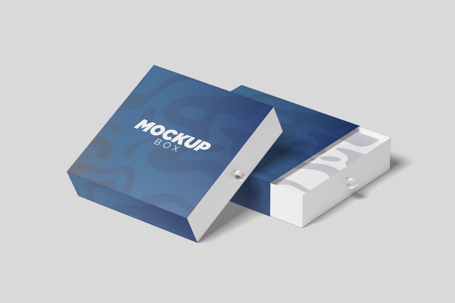 Mockup Box package modern elegant psd