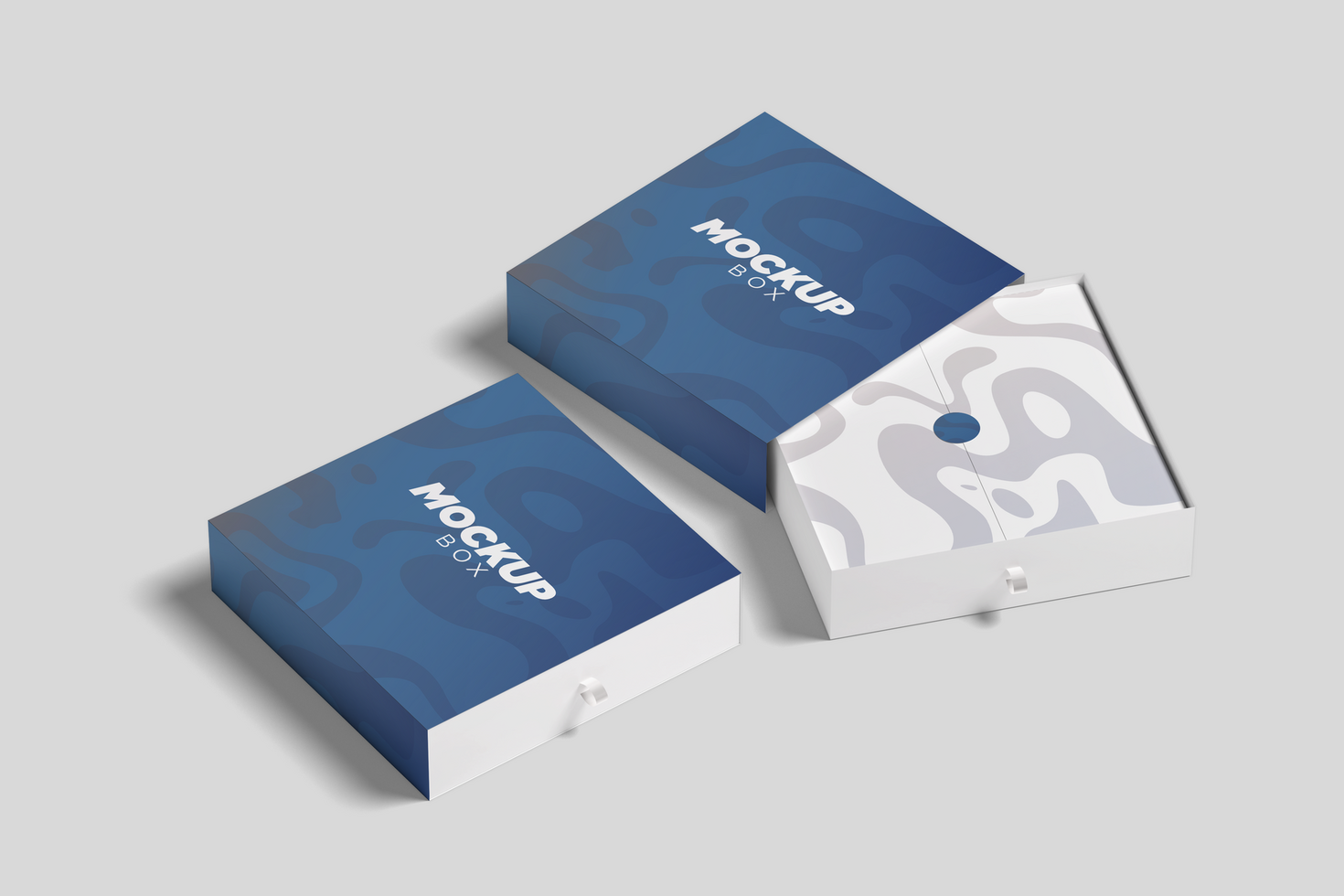 Mockup Box package modern elegant psd