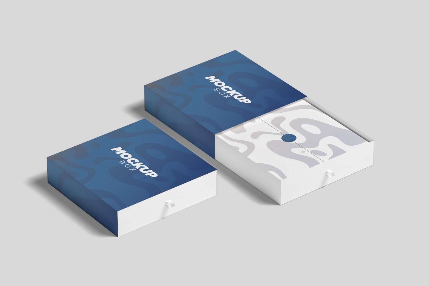 Mockup Box package modern elegant psd