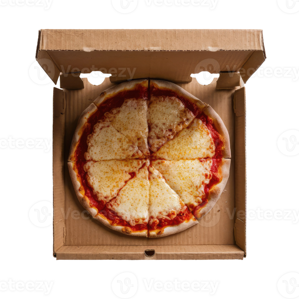 ein köstlich Käse Pizza im ein Karton Box 47730837 PNG ein köstlich Käse Pizza im ein Karton Box 47730837 PNG
