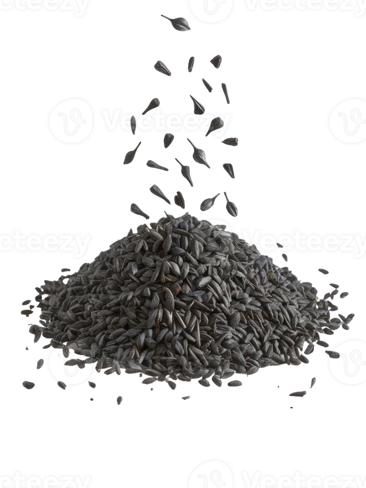 Black sesame seeds, a nutrient-rich food with a nutty flavor png