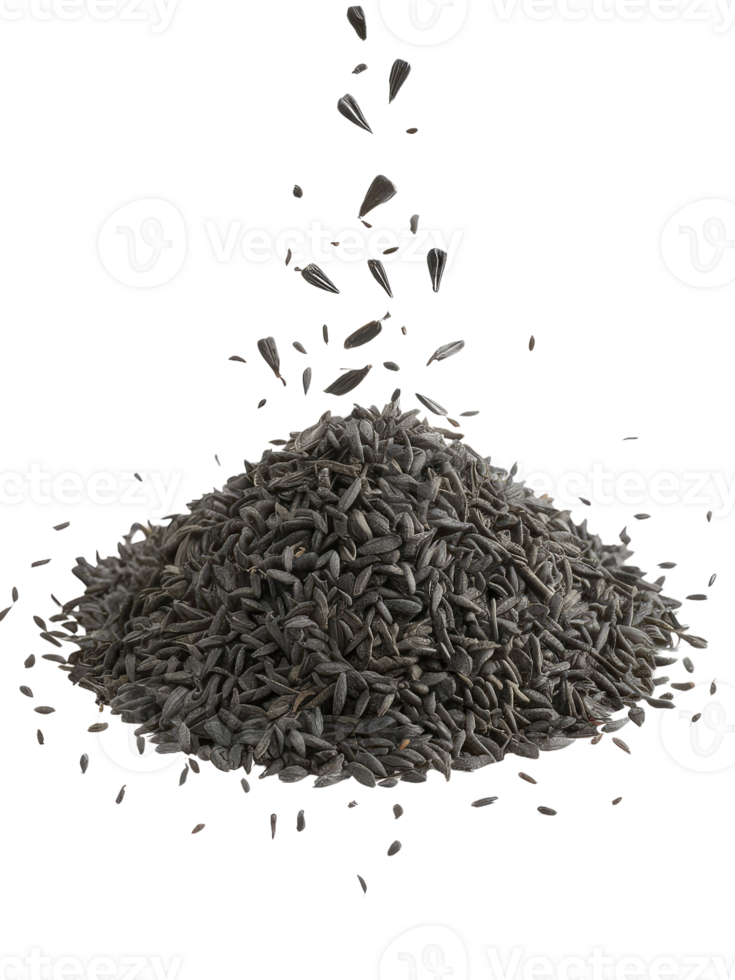Black sesame seeds, a nutrient-rich food with a nutty flavor png