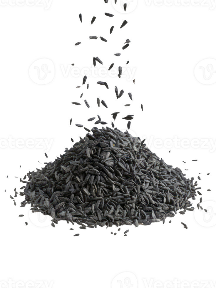 Black sesame seeds, a nutrient-rich food with a nutty flavor png