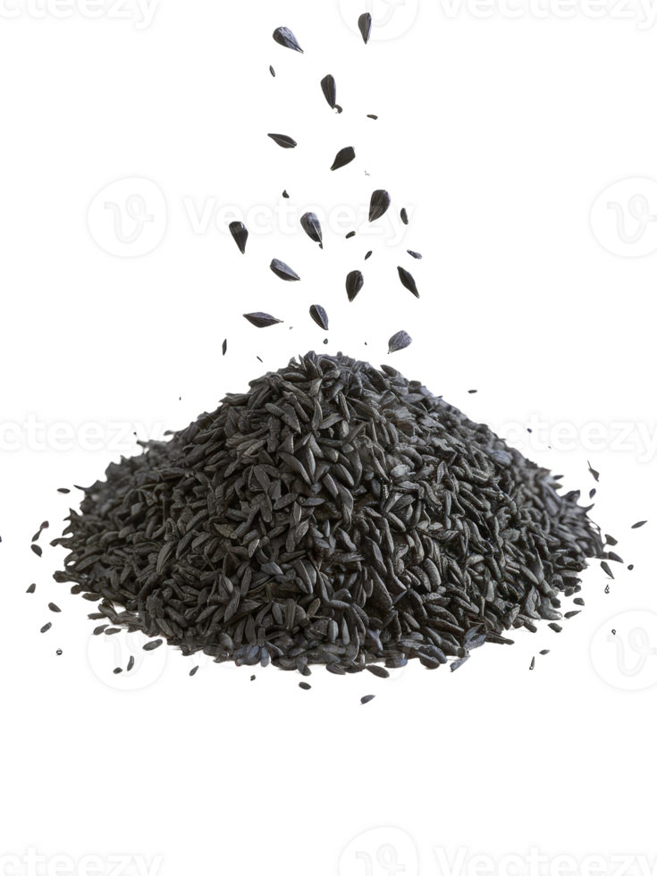 Black sesame seeds, a nutrient-rich food with a nutty flavor png