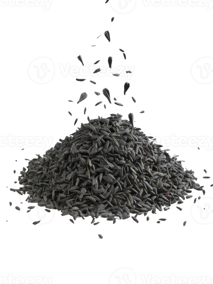 Black sesame seeds, a nutrient-rich food with a nutty flavor png
