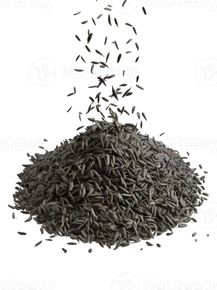 Black sesame seeds, a nutrient-rich food with a nutty flavor png