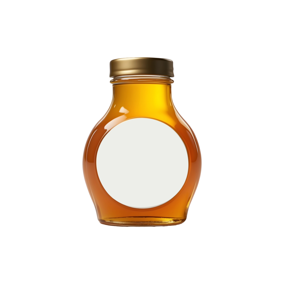 Nature's Nectar Honey Jar Isolated on Transparent Background png