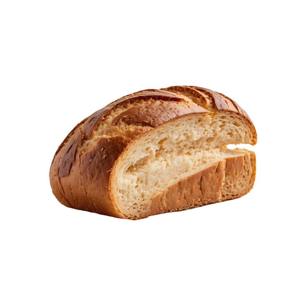 Fresh Slices Isolated Bread Art isolated on a transparent background png
