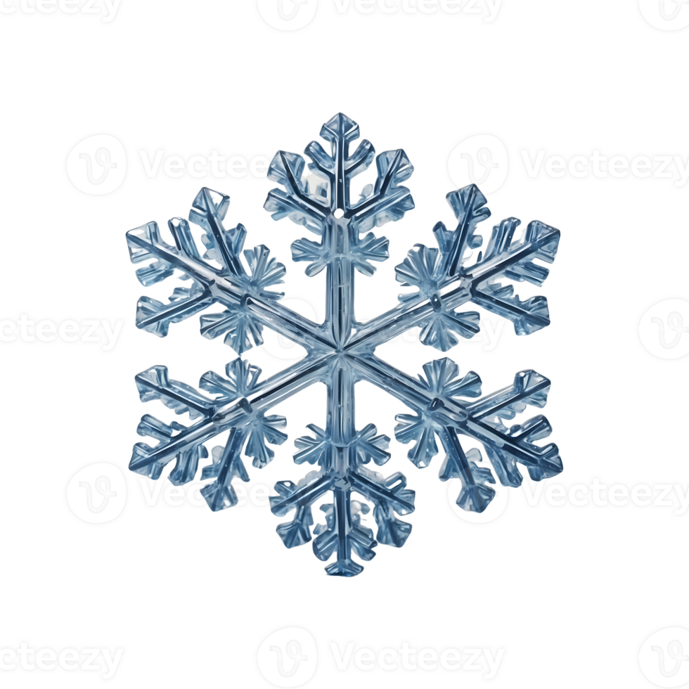 Winter Decor Decorative Snowflakes Isolated on Transparent Background png