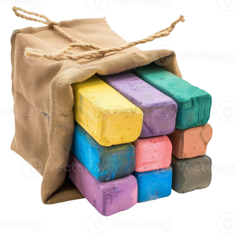 chalks in the bag transparent background png