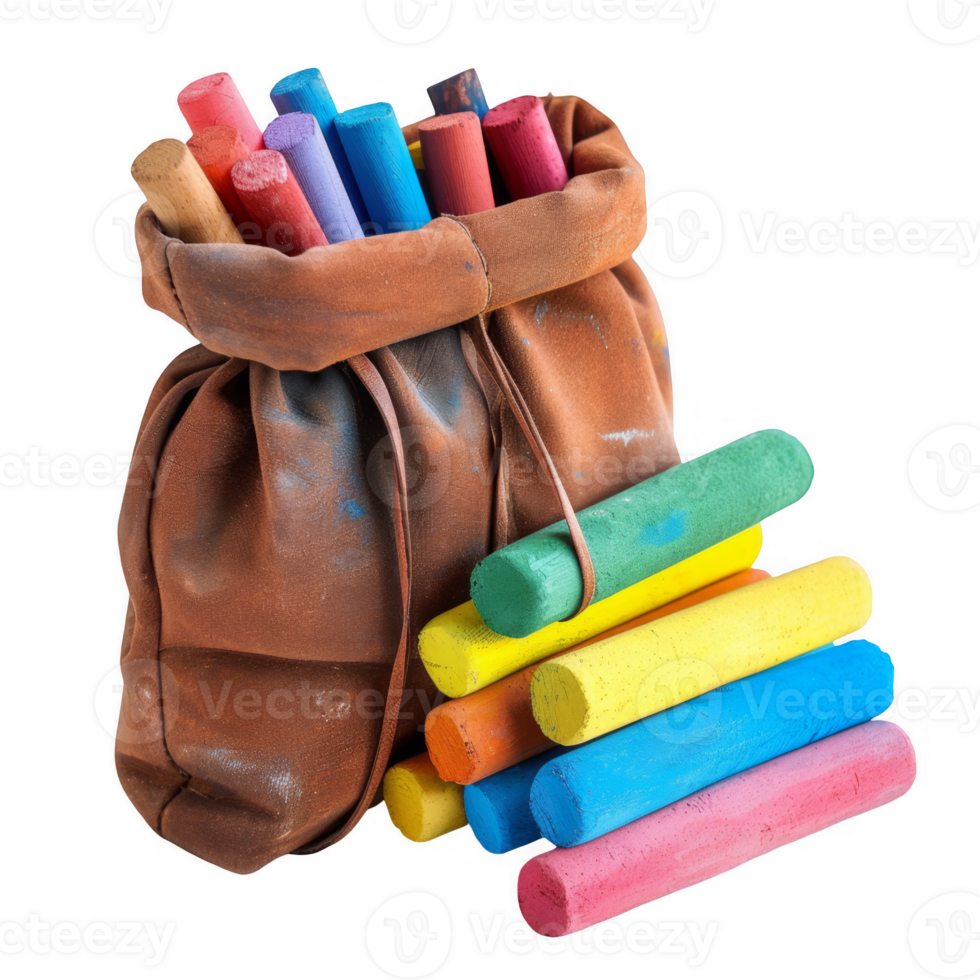 chalks in the bag transparent background png