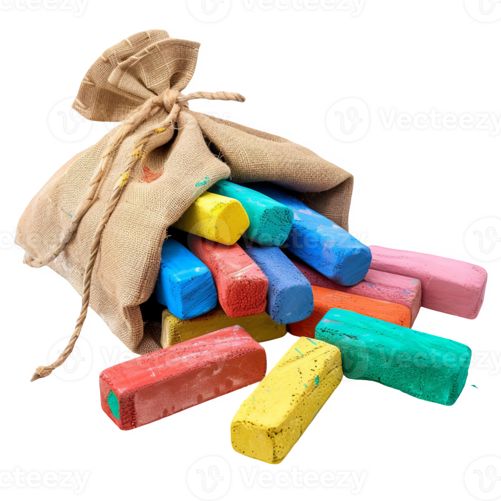 chalks in the bag transparent background png