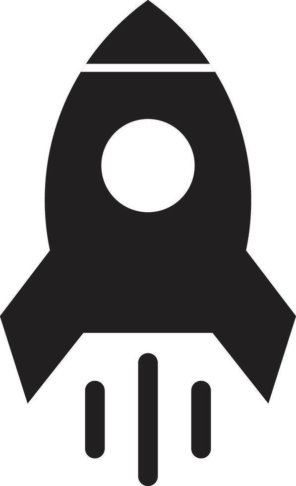 Rocket icon isolated on white background . Space ship launch icon . Space rocket icon vector