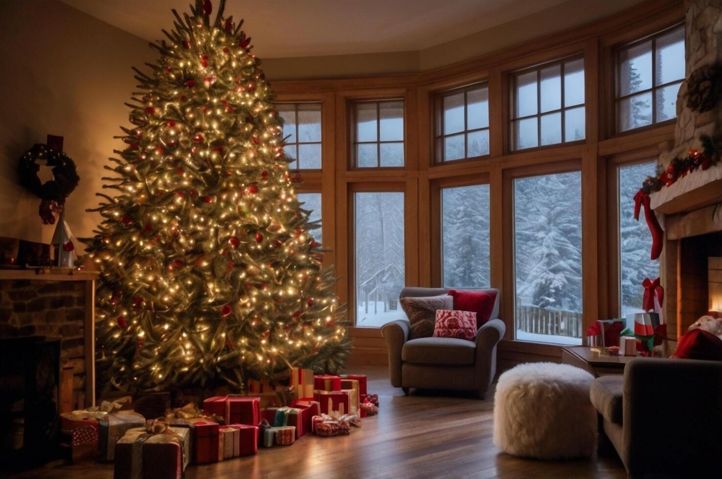 Merry christmas background photo