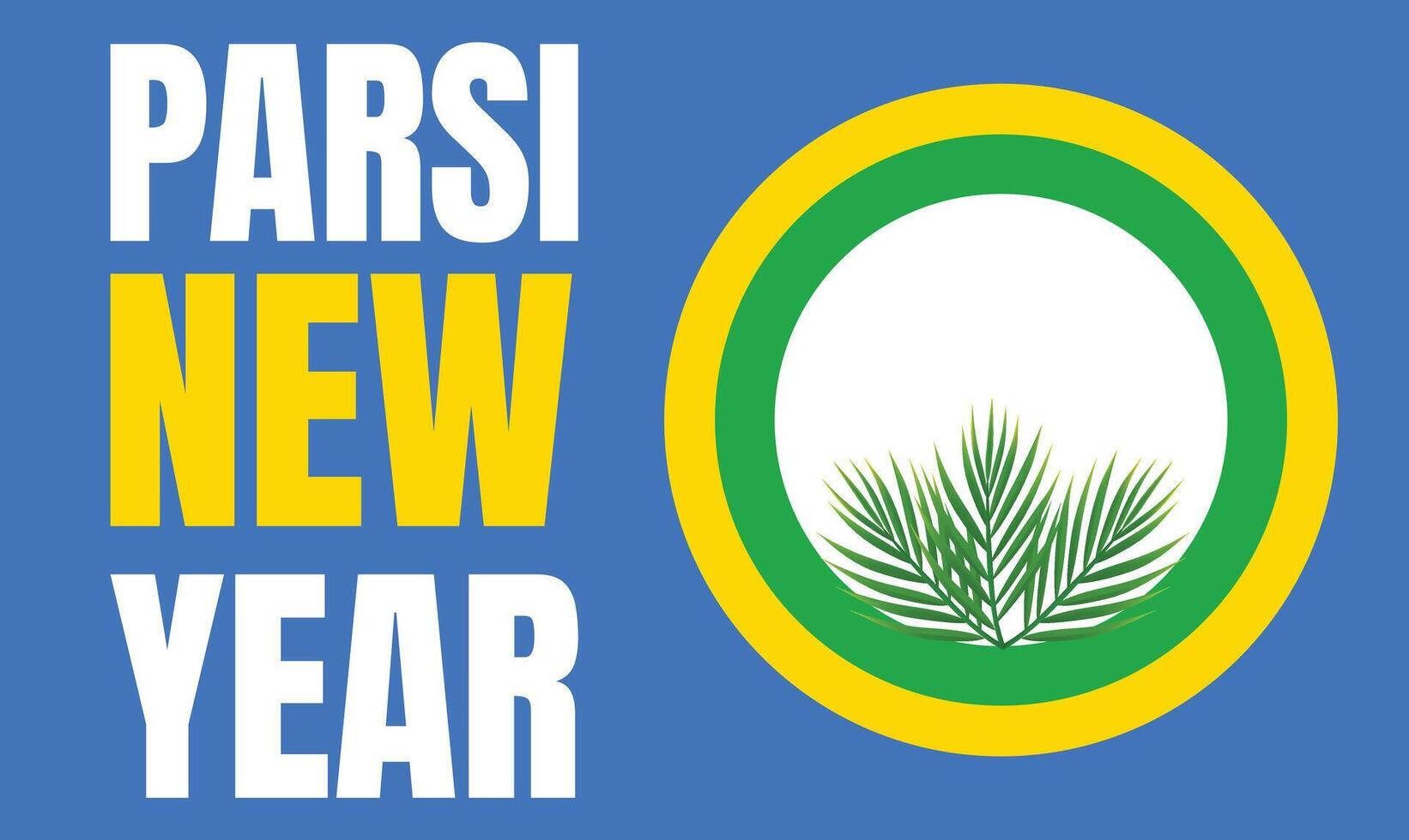 Happy Parsi New Year Illustration Background. Navroz Mubarak Greeting Card Design. vector