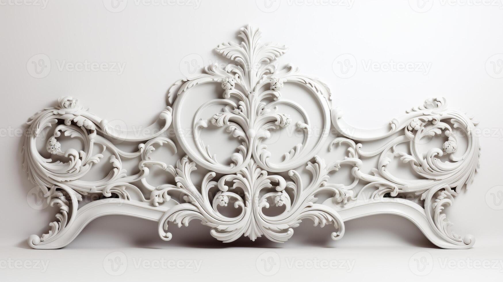 Aurora Headboard on a white background photo
