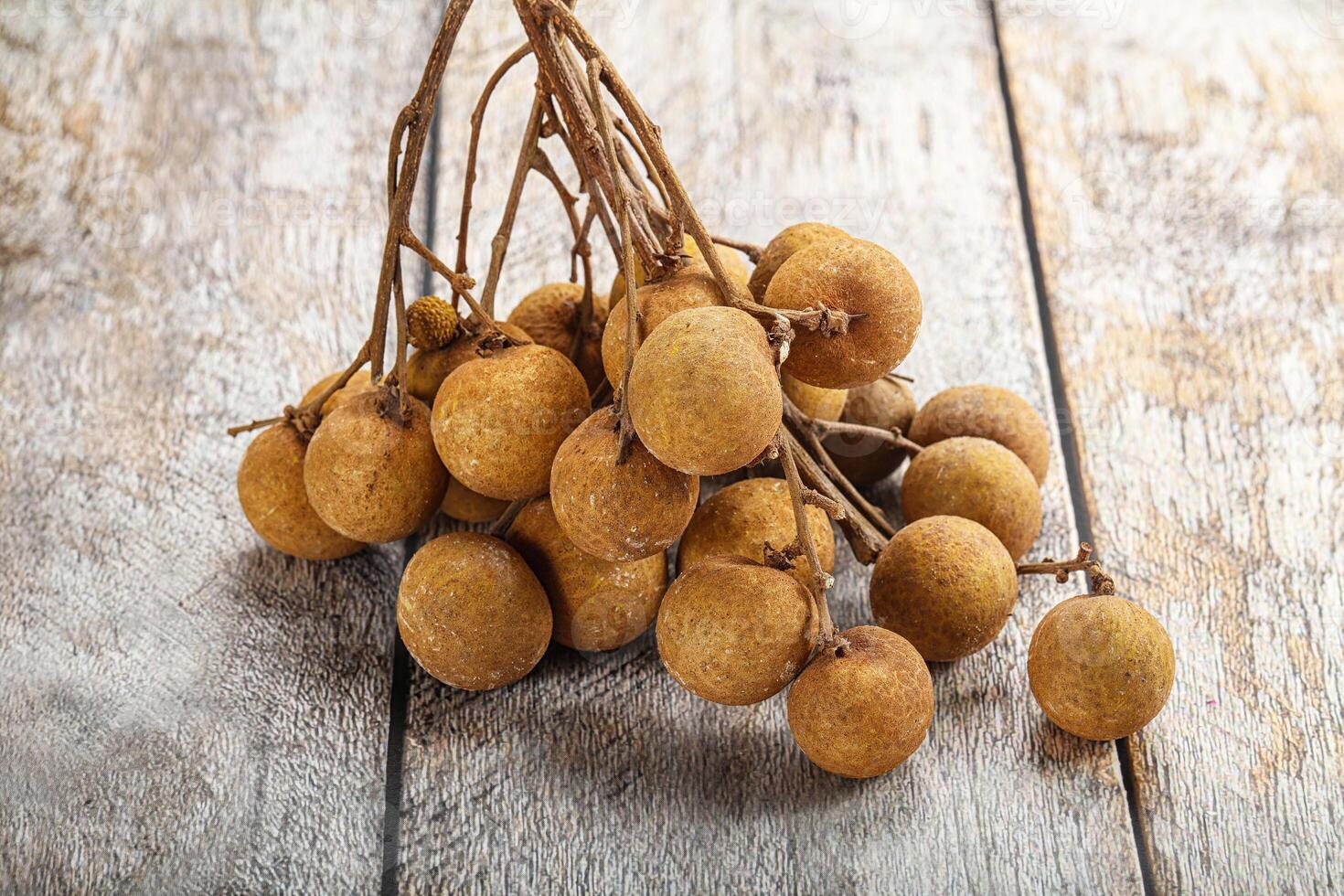 Ripe sweet tropical Longan fruit photo