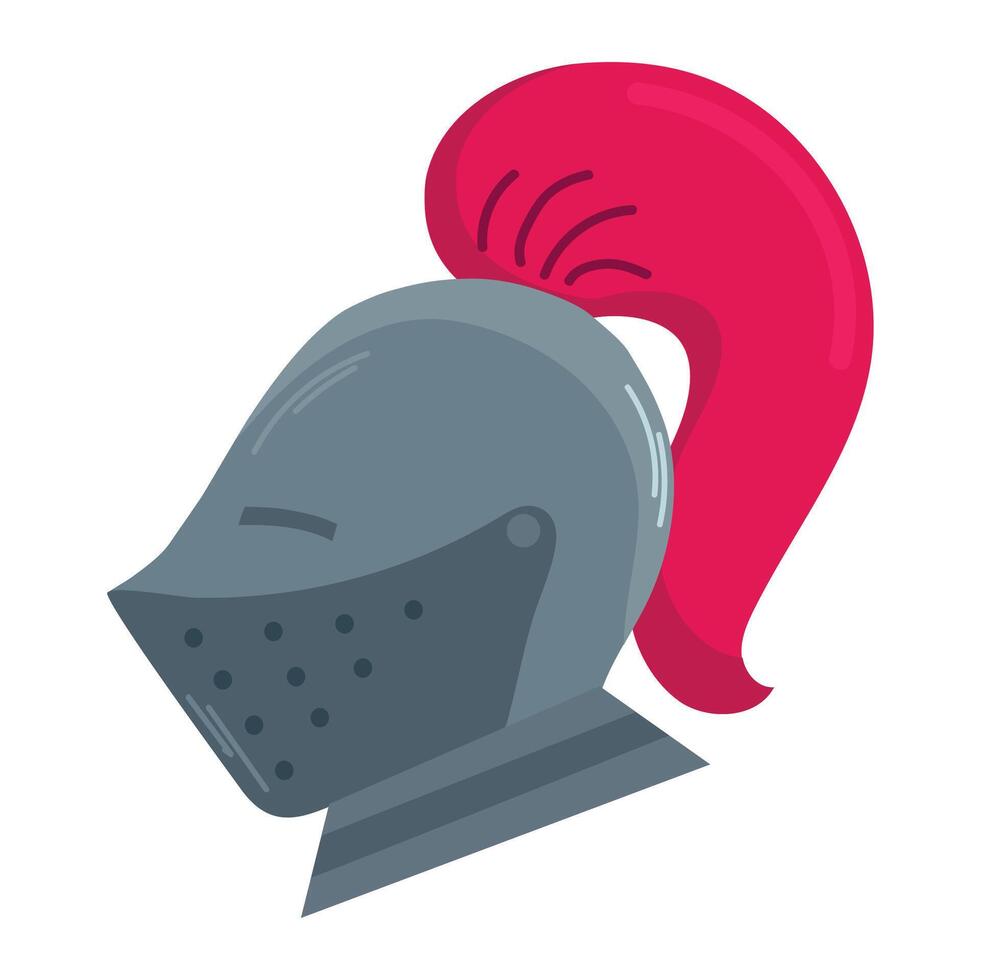 Knight helmet icon clipart avatar logtotype isolated illustration vector