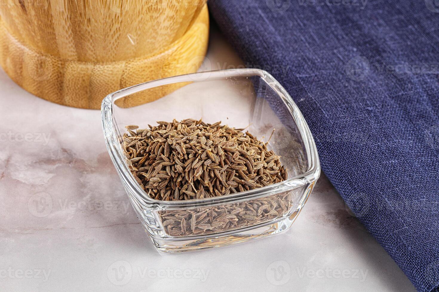 Zeera seeds in the bowl photo