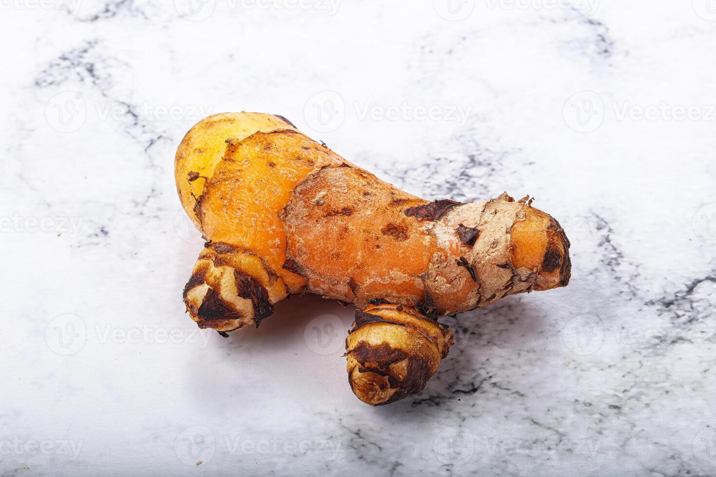 Fresh curcuma root for cooking photo