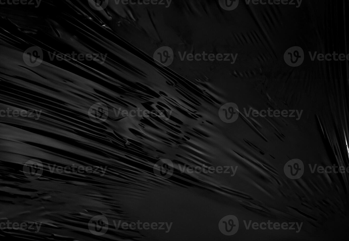 Plastic Wrap Texture on Dark Background, Versatile Overlay for Creative Design photo