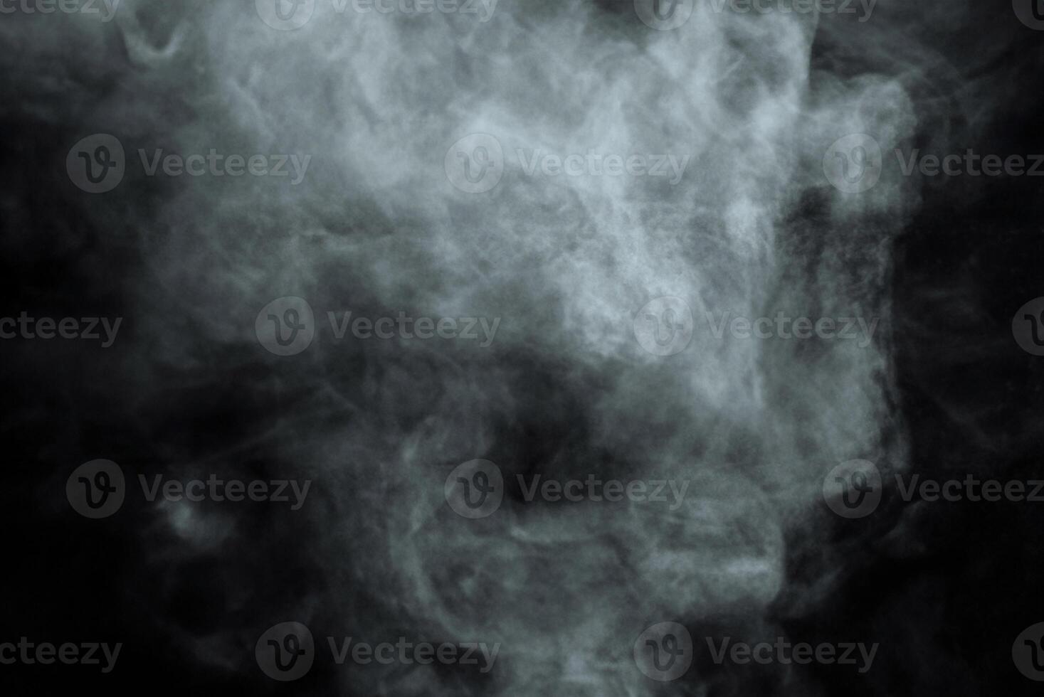 Abstract Powder Explosion on Black Background photo