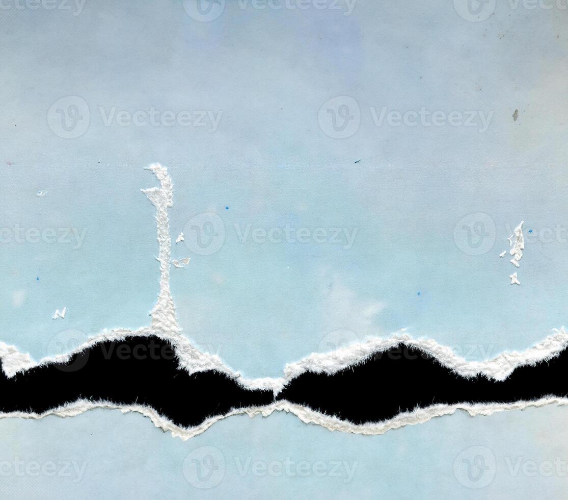 Vintage Torn Paper Texture, Aged Background for Design Projects photo