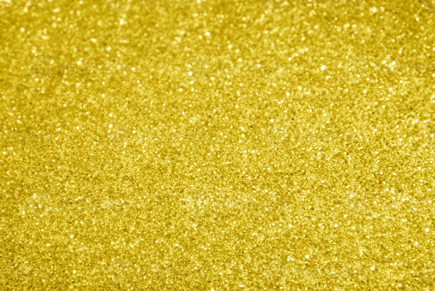Shimmering Gold Bokeh Light, Abstract Sparkling Background photo