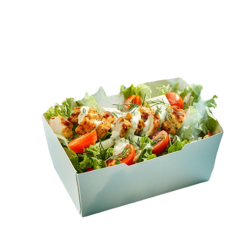 a salad in a cardboard box png