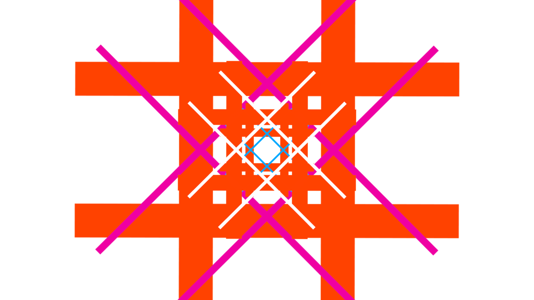 a red and pink cross png