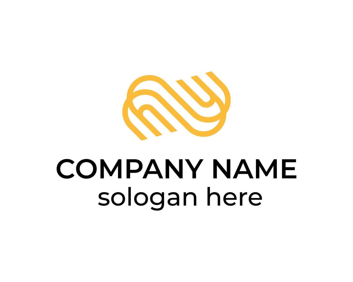Monogram letter SY creative icon logo design template vector