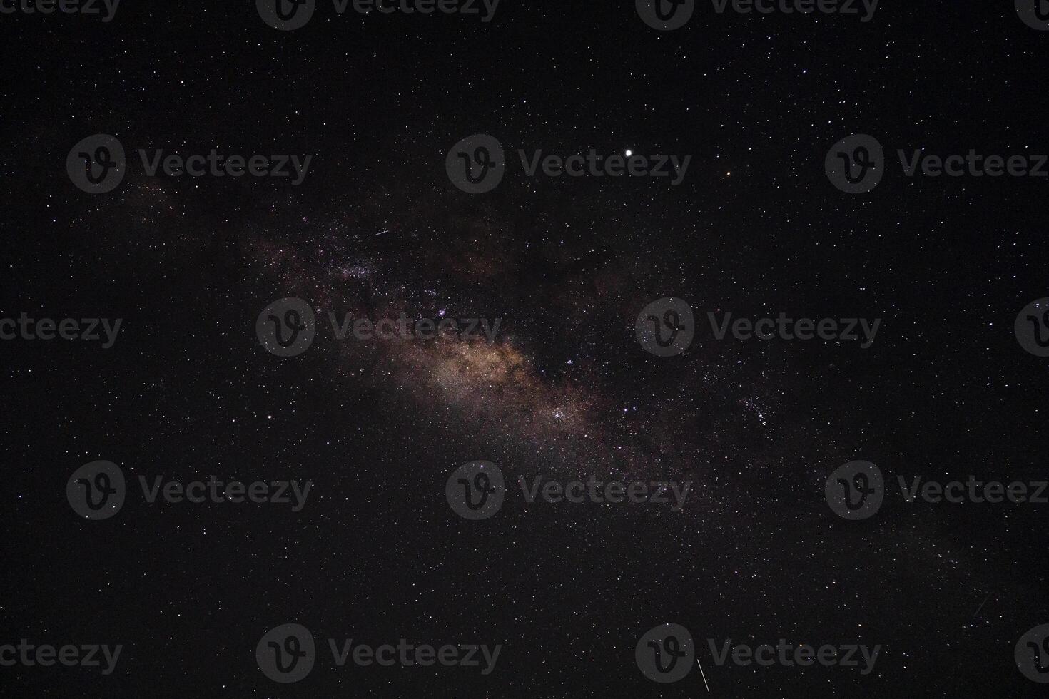 The night sky in the dark night with noise and grain. photo