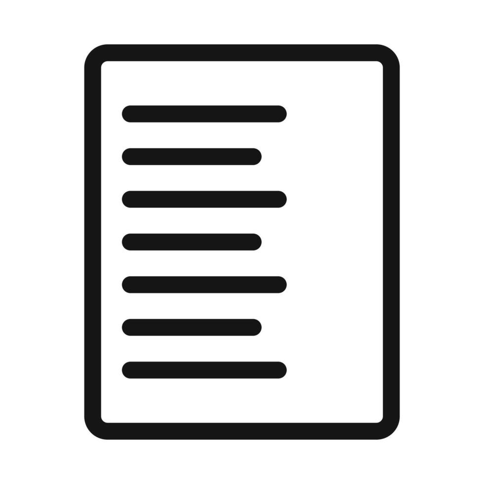 Left Alignment Icon Perfect for Text Editors vector