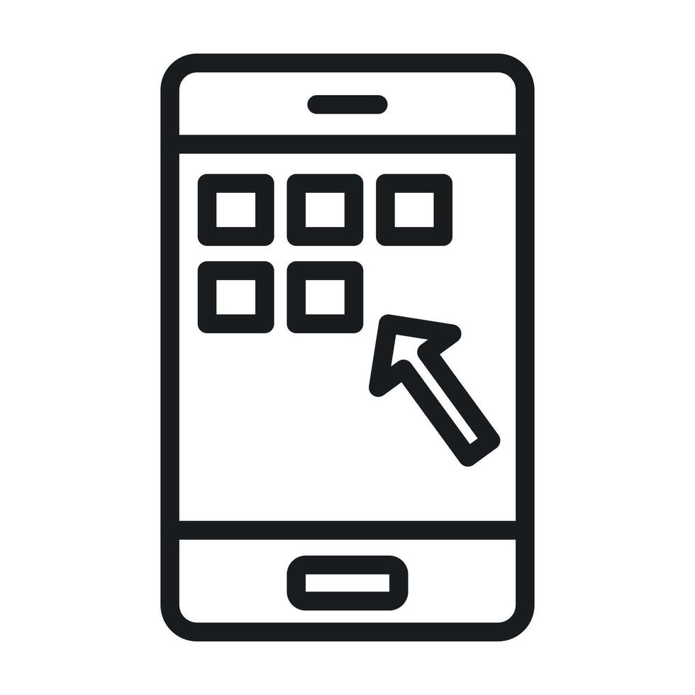 App Development Icon Perfect for Mobile and Software Solutions vector