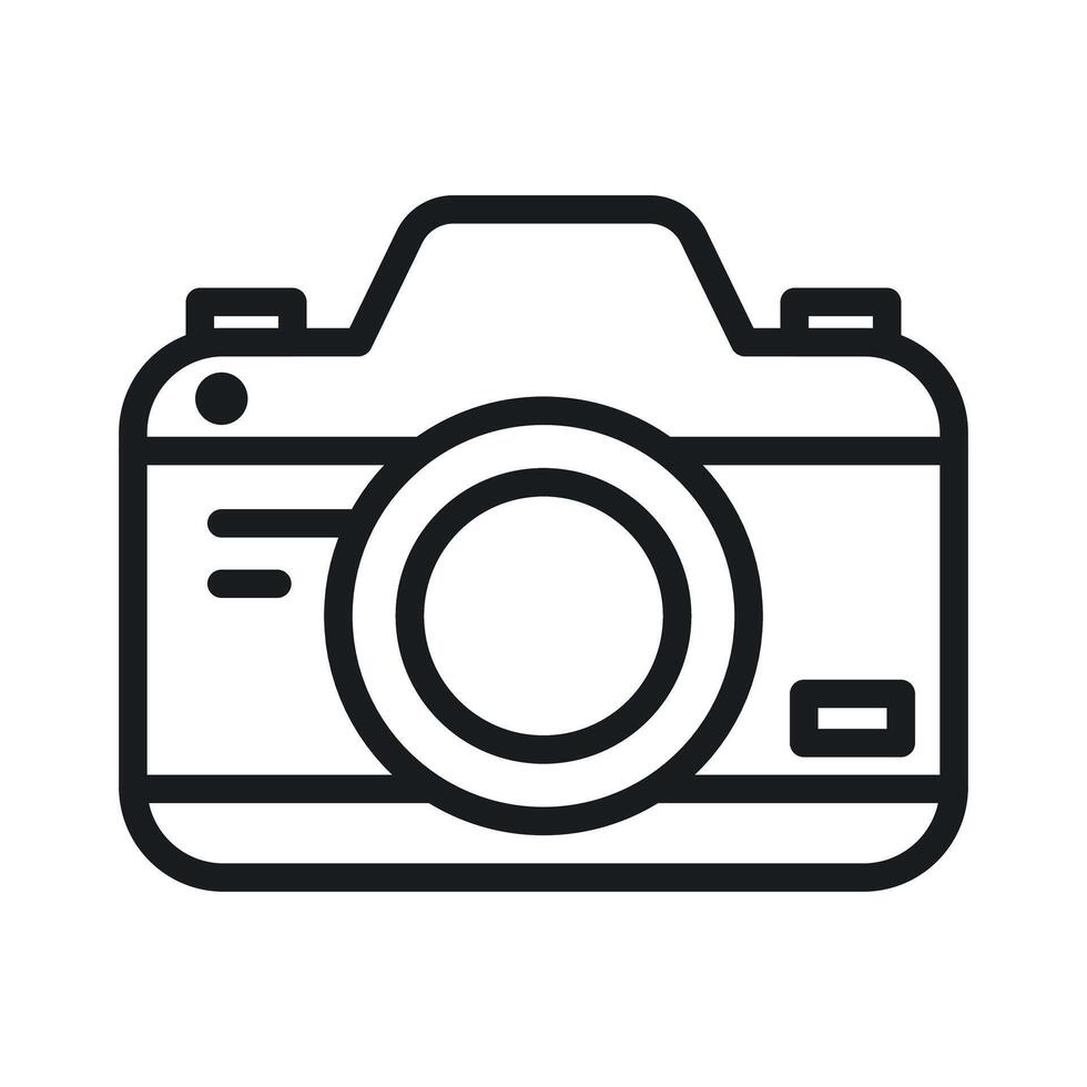 Digital Camera Icon Ideal for Photography and Media Content Creation vector