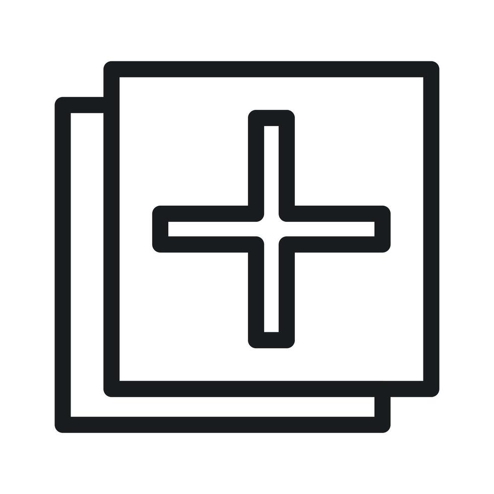 Add Function Icon Ideal for App and Website Interface Design vector