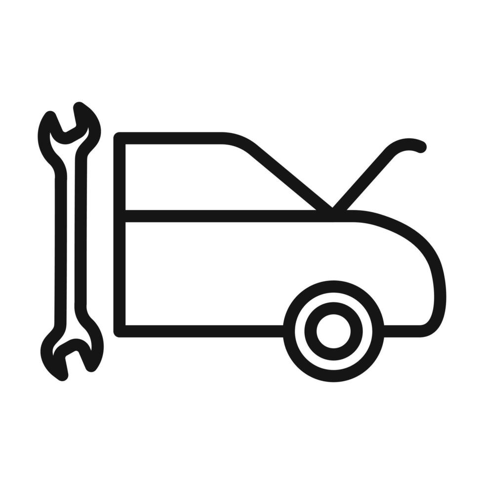 Car Mechanic Icon Set Auto Technician Illustrations for Vehicle Maintenance vector