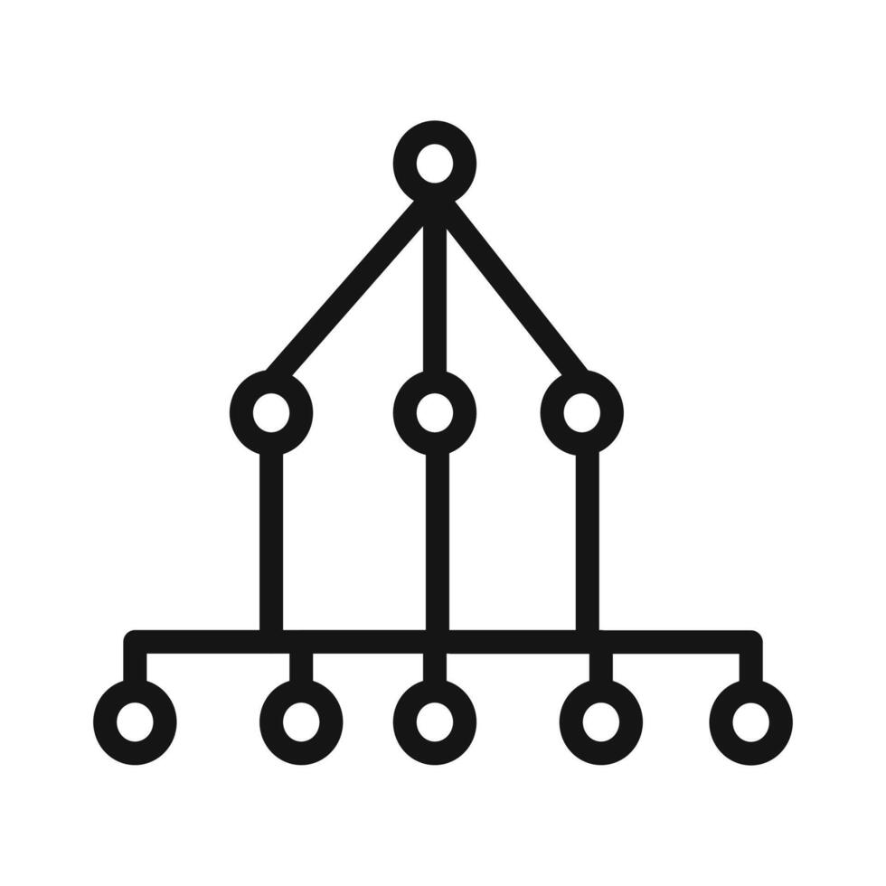 Network Diagram Icon Perfect for IT Solutions vector