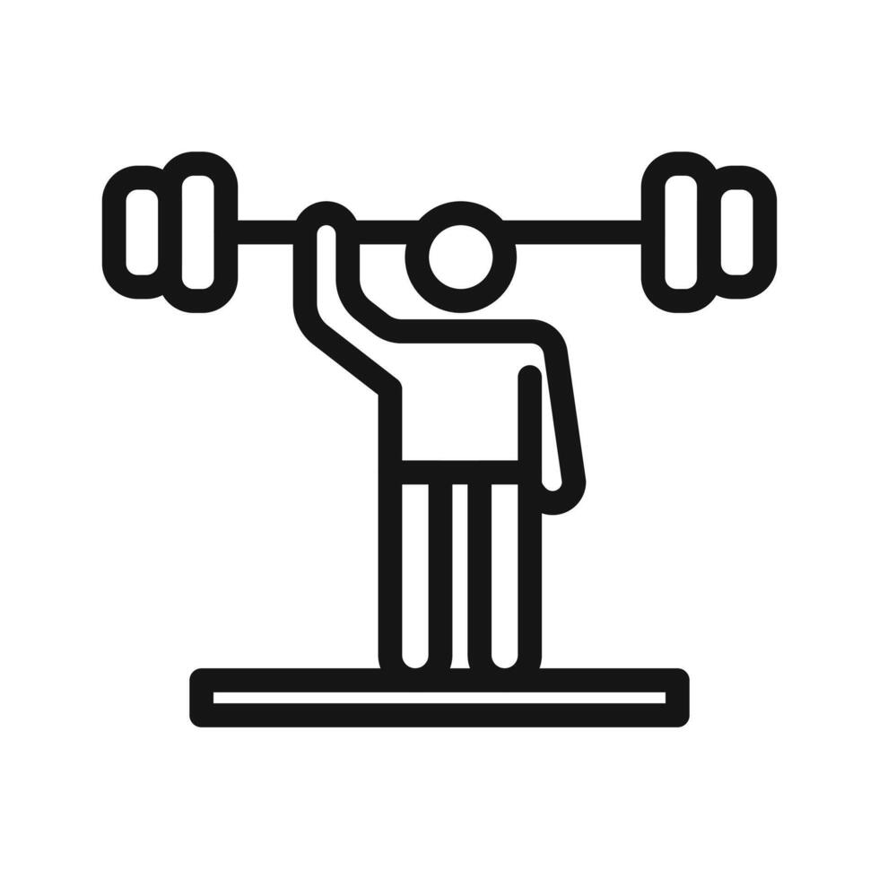 Gym Icon Perfect for Fitness and Exercise vector