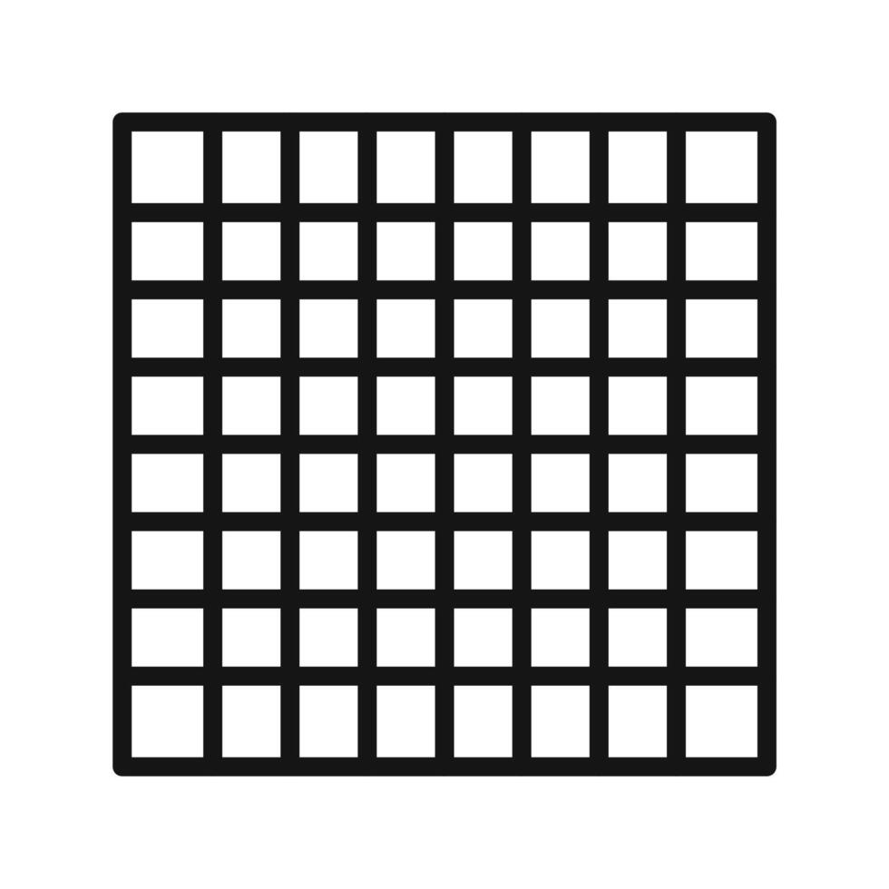 Organized Grid Icon for Graphic Design vector