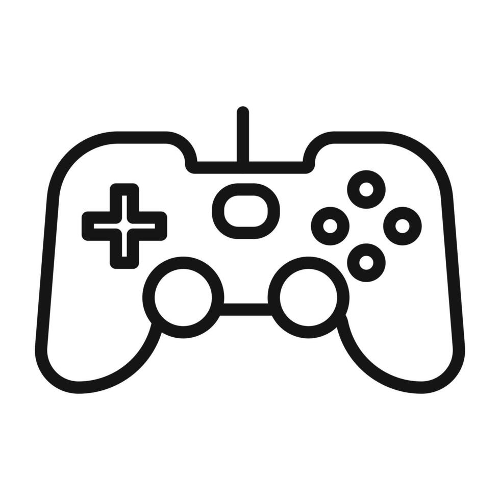 Gaming Controller Icon Perfect for Games and Entertainment vector
