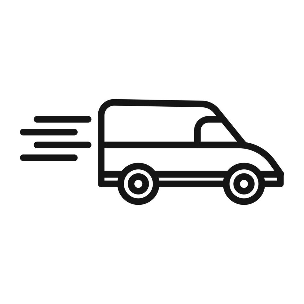 Fast Delivery Express Icon Perfect for Shipping and Logistics vector