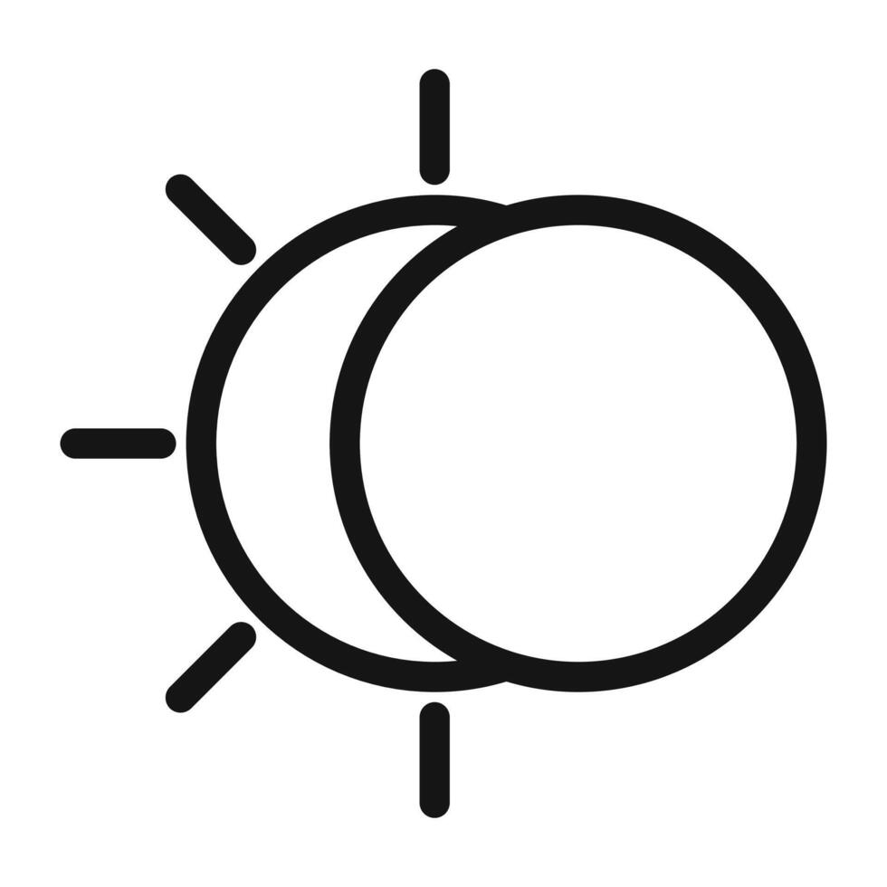 Lunar Eclipse Icon Perfect for Astronomy Fans vector