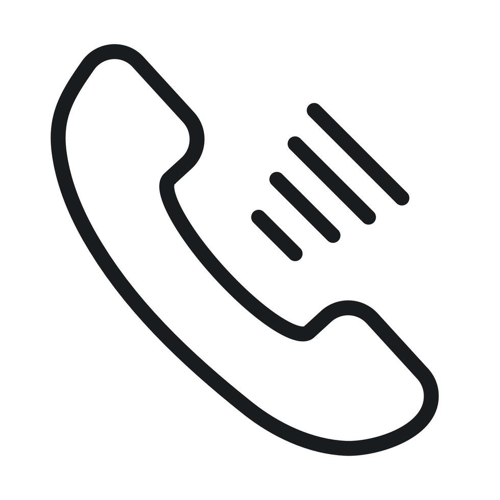 Telephone Call Icon Perfect for Customer Service and Communication vector