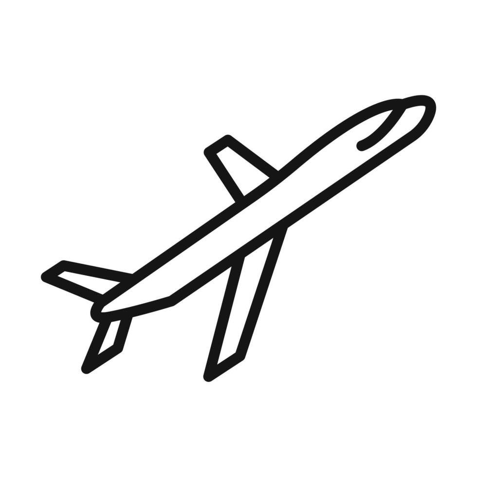 Plane icon set vector