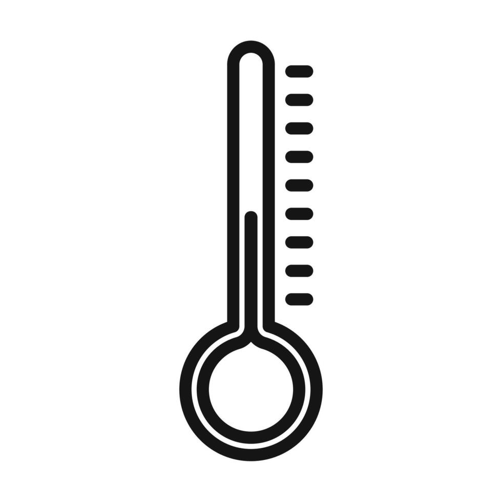 Thermometer Icon Pack Temperature Gauge Illustrations for Medical and Scientific Use vector
