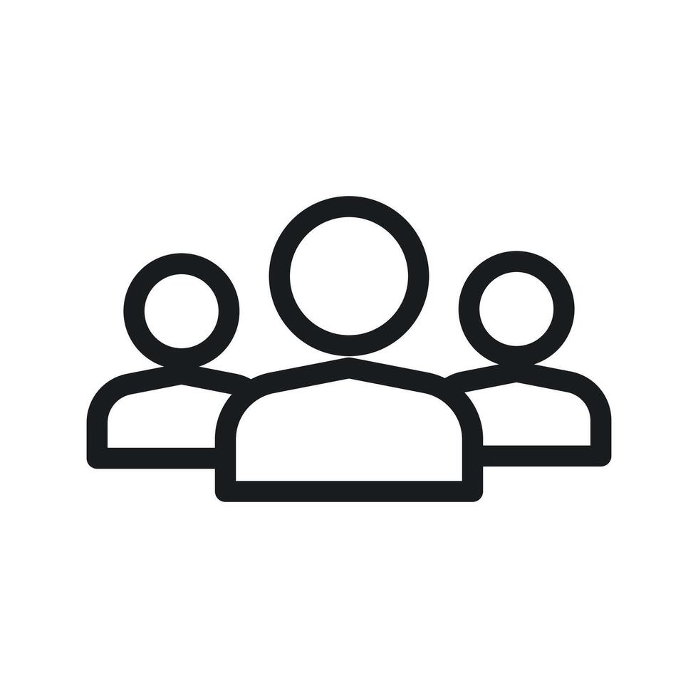 Community Users Icon Perfect for Team Collaboration and Groups vector