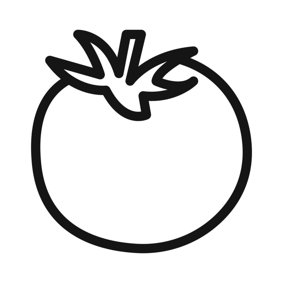 Tomato Icon Set Vine-Ripened Tomato Illustrations for Garden and Kitchen vector