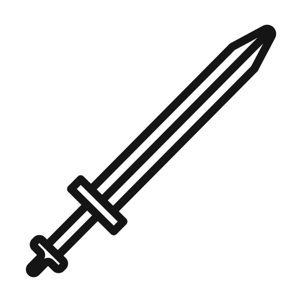 Sword Icon Pack Blade Illustrations for Historical and Fantasy Projects vector