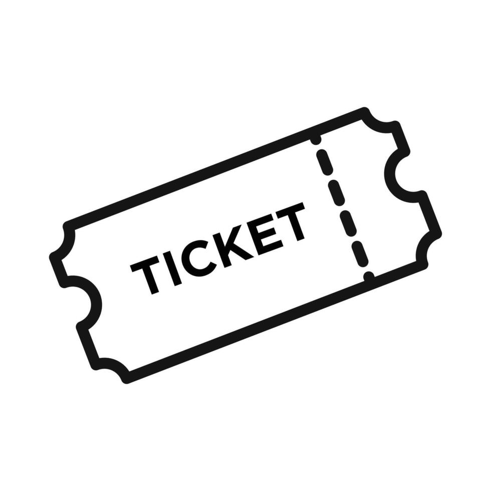 Event Admission Ticket Icon Ideal for Concerts and Festivals vector